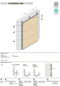 SOUND WOOD COVERING 500-501-502 - Acoustic wall tiles by CBI Europe - view 3